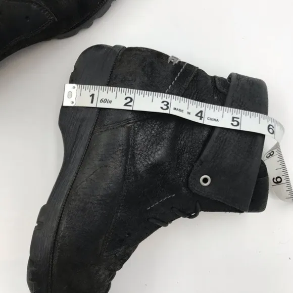 MERRELL Black Lace up Leather Ankle Boots “Vera” Size 6.5