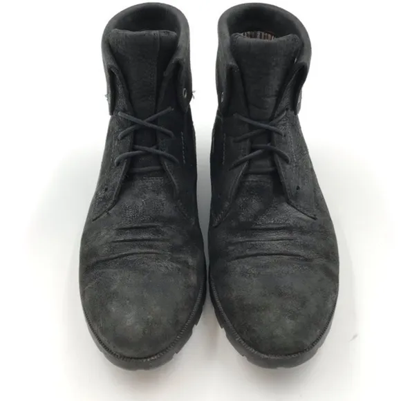 MERRELL Black Lace up Leather Ankle Boots “Vera” Size 6.5