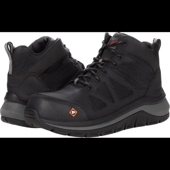 Merrell Fullbench Speed Mid Cf Black Work &amp; Safety Boots