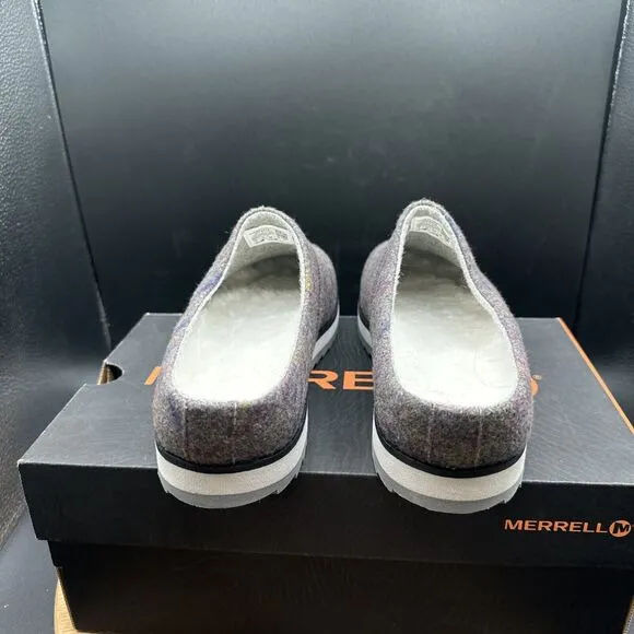 Merrell Juno Clog Wool Womens Size 8 Slippers Gray Slip On Shoes J002274