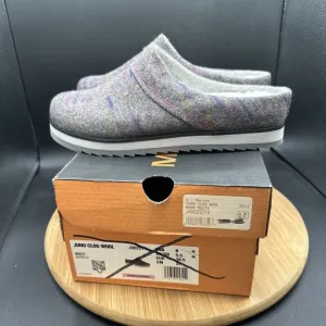 Merrell Juno Clog Wool Womens Size 8 Slippers Gray Slip On Shoes J002274