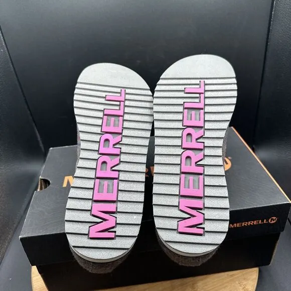 Merrell Juno Clog Wool Womens Size 8 Slippers Gray Slip On Shoes J002274