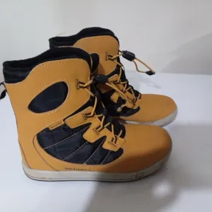 Merrell Kids' Tan and Black Winter Boots