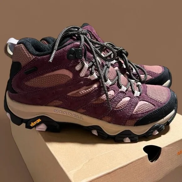 Merrell Moab 3 Mid WP Waterproof Boots Hiking Shoes Women’s Size 9.5 NWB J135488