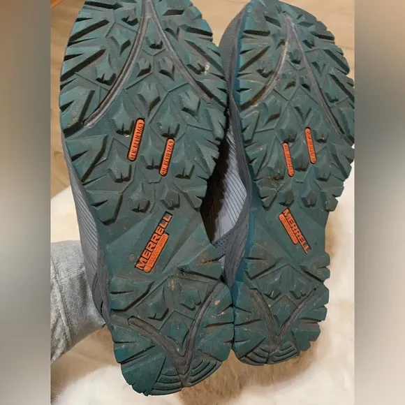 Merrell Womens‎ Fullbench Monument Safety Shoes, Size 6.5