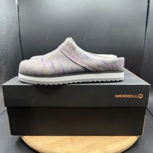 Merrell Womens Size 6 Juno Clog Wool Slip on Slippers J002274 Grey Shoes