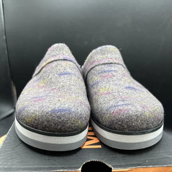 Merrell Womens Size 6 Juno Clog Wool Slip on Slippers J002274 Grey Shoes