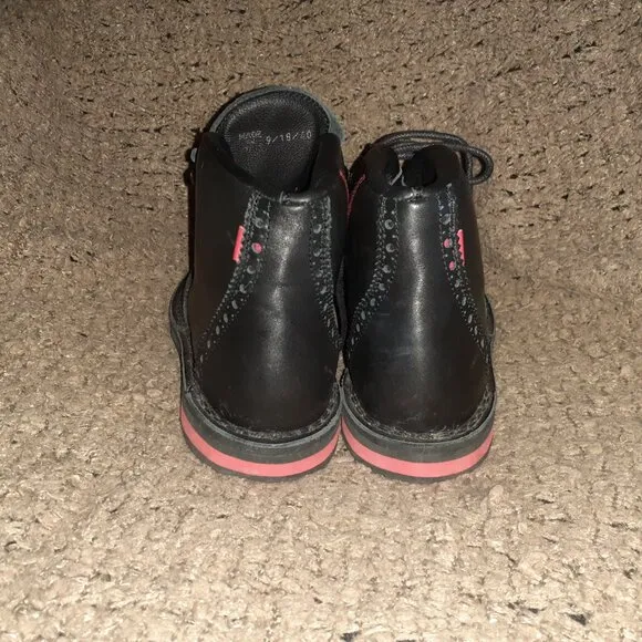 MEY &amp; EDLICH-Black Leather Wingtip Boots-Superb Quality-Sz 40-Near Mint