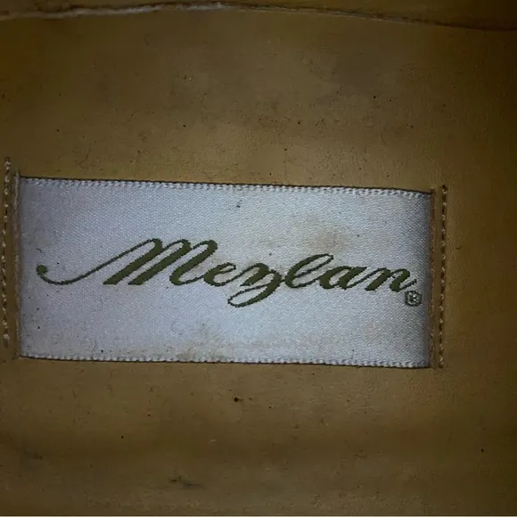 Mezlan Men's Brown Leather Lace Up Dress Shoes Made In Spain Size 10M