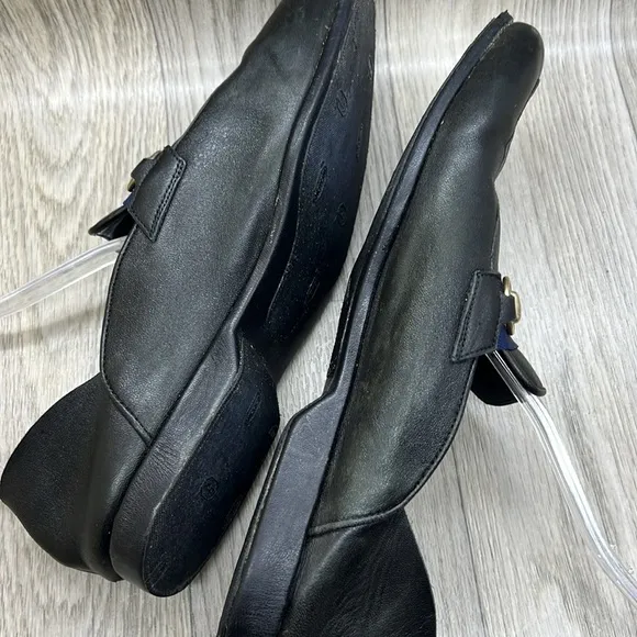 Mezlan Nappa Collapsible Heel Slippers Black