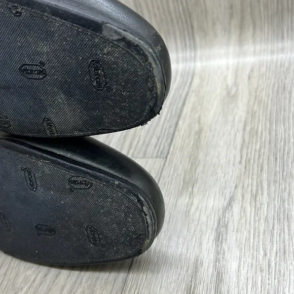 Mezlan Nappa Collapsible Heel Slippers Black