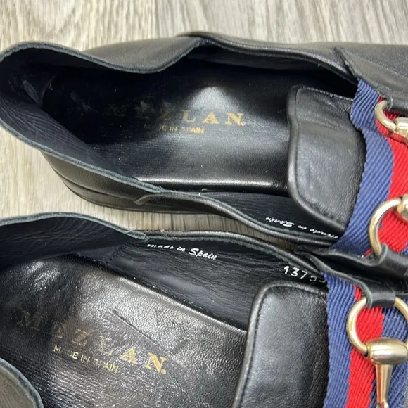 Mezlan Nappa Collapsible Heel Slippers Black