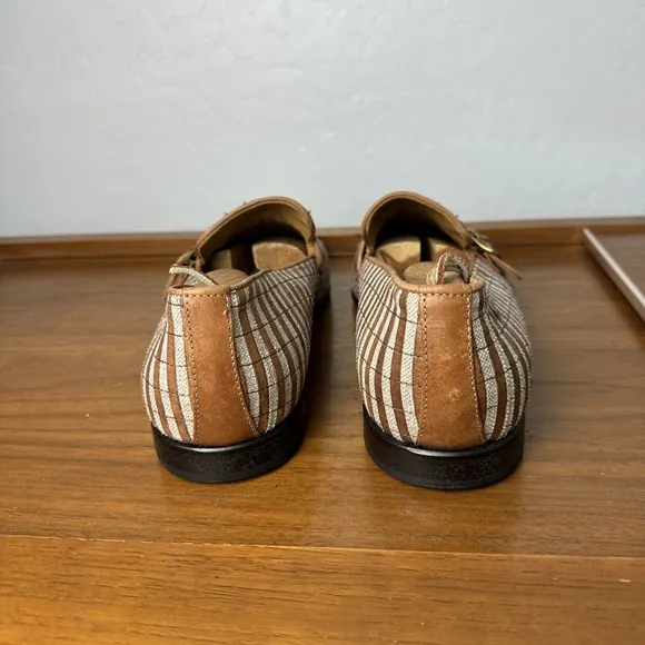 Mich Simons Monk Straps Brown Men's Size 45 Made In Italy