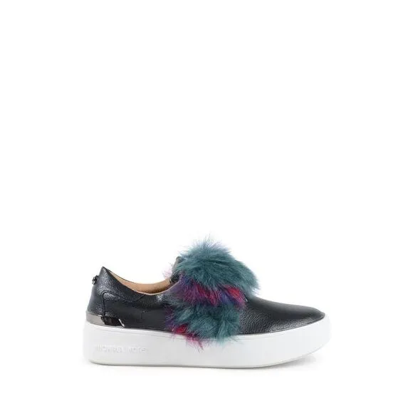 Michael Kors Girls Slip On Sneaker Black ZIA MAVEN TONE BLACK Kids