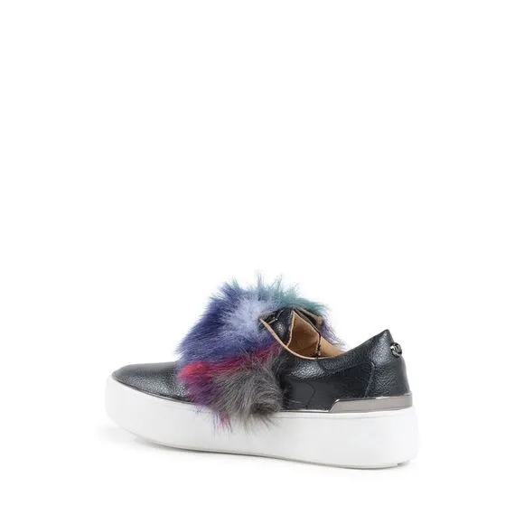 Michael Kors Girls Slip On Sneaker Black ZIA MAVEN TONE BLACK Kids