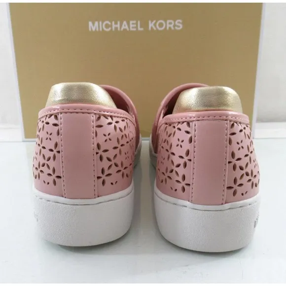 Michael Kors Ophelia Slip On Sneaker Perforated Smokey Rose