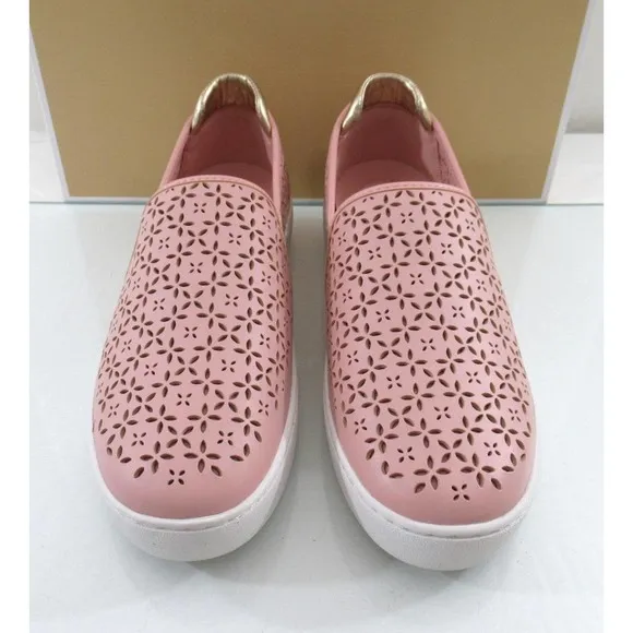 Michael Kors Ophelia Slip On Sneaker Perforated Smokey Rose