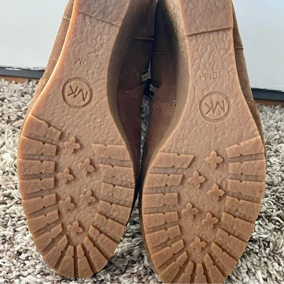 Michael Kors Rory Suede Wedge Ankle Boots