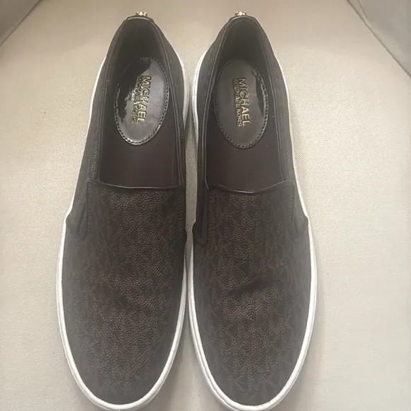 Michael Kors Slip on sneaker Brown Sneakers Size 11 EUC