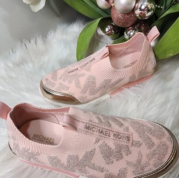 MICHAEL Michael Kors Girls' Allie Sock Slip-On Sneakers new