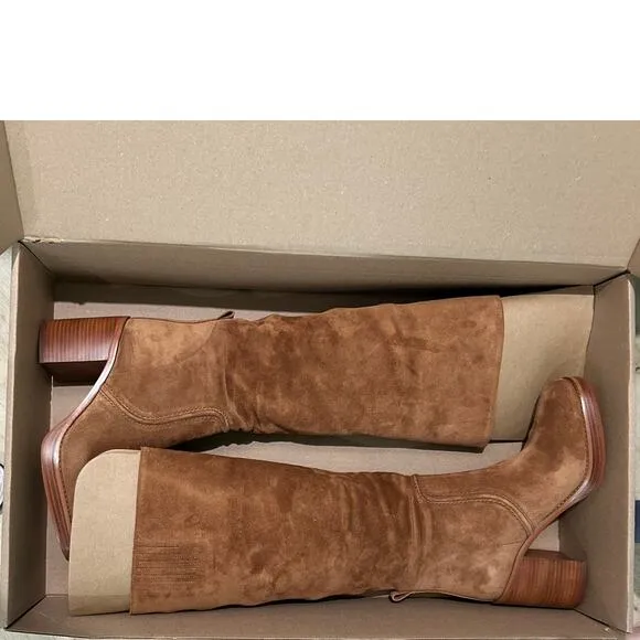MICHAEL MICHAEL KORS New $280 Soft Camel Brown Suede Boot Size 10M
