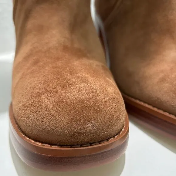 MICHAEL MICHAEL KORS New $280 Soft Camel Brown Suede Boot Size 10M