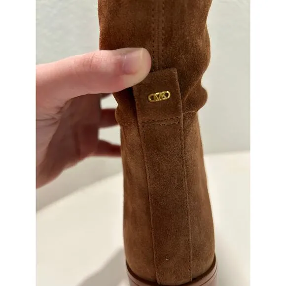 MICHAEL MICHAEL KORS New $280 Soft Camel Brown Suede Boot Size 10M