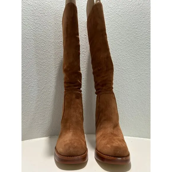 MICHAEL MICHAEL KORS New $280 Soft Camel Brown Suede Boot Size 10M