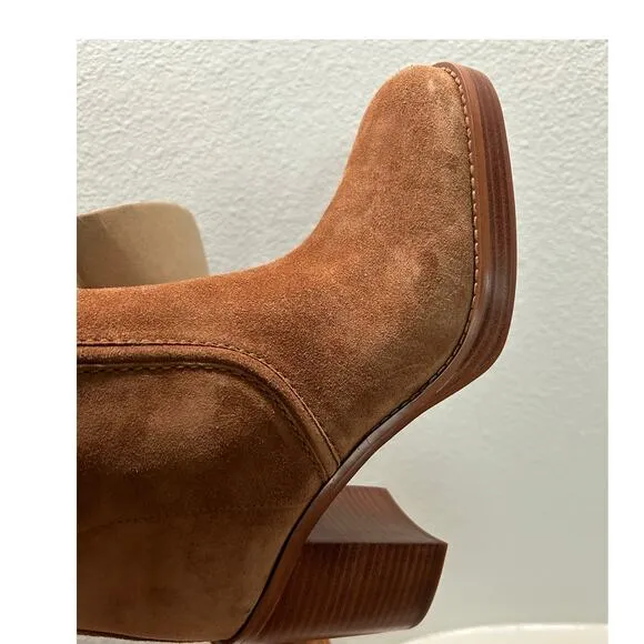 MICHAEL MICHAEL KORS New $280 Soft Camel Brown Suede Boot Size 10M