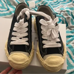 Miharayasuhiro Black and Cream Casual Sneakers PRICE NEGOTIABLE