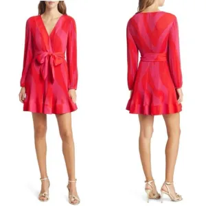 MILLY Liv Zebra Pleated Dress Size US2 $450