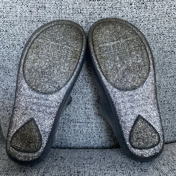 Mini Melissa Girls Crown Pattern Jelly Sandals