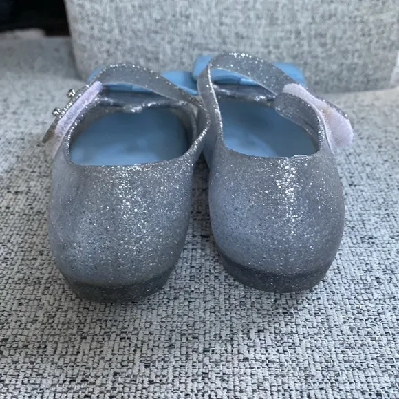 Mini Melissa Girls Crown Pattern Jelly Sandals
