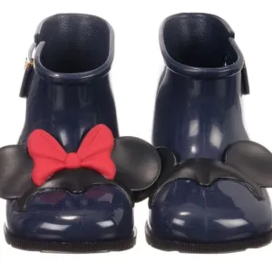 Mini Melissa Minnie and Mickey Rain Boot Sz 10