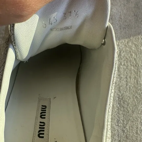 Miu Miu Women's White Sneakers