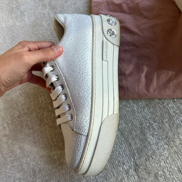 Miu Miu Women's White Sneakers