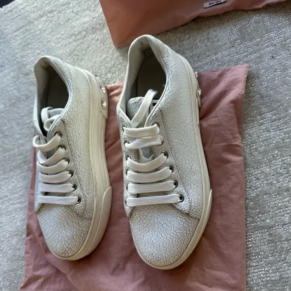 Miu Miu Women's White Sneakers