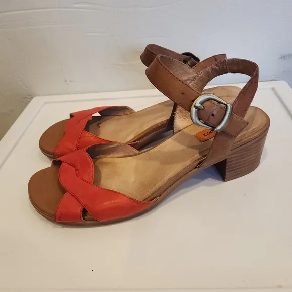Miz Mooz red strappy sandals size 8.5