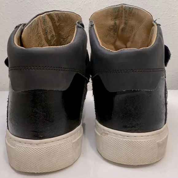 MM6 Maison Margiela Black and Silver Glitter Sneakers, Size 37 (US 6.5)