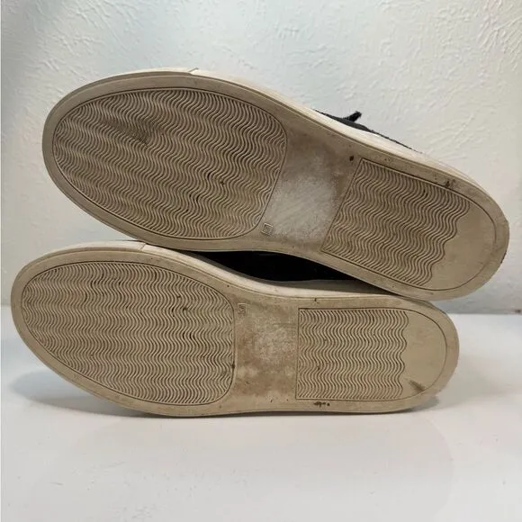 MM6 Maison Margiela Black and Silver Glitter Sneakers, Size 37 (US 6.5)