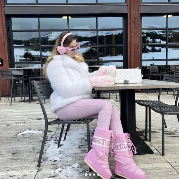 Moon Boot ICON PINK NYLON BOOTS