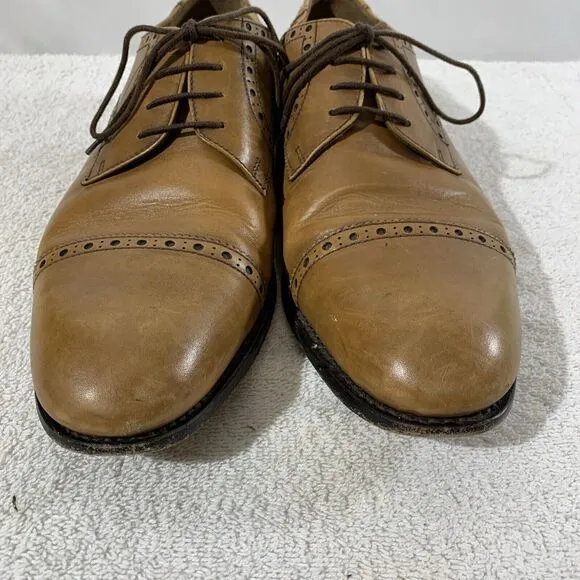 Moral Code Newton Cap Toe Oak Derby Dress Shoe Men’s 11 Oxfords