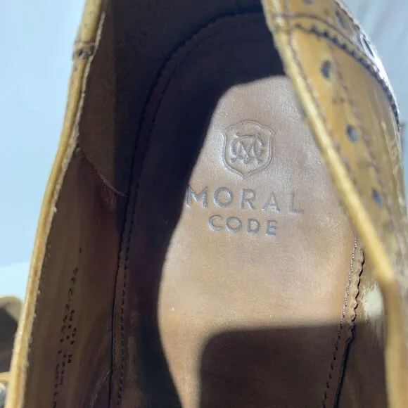 Moral Code Newton Cap Toe Oak Derby Dress Shoe Men’s 11 Oxfords