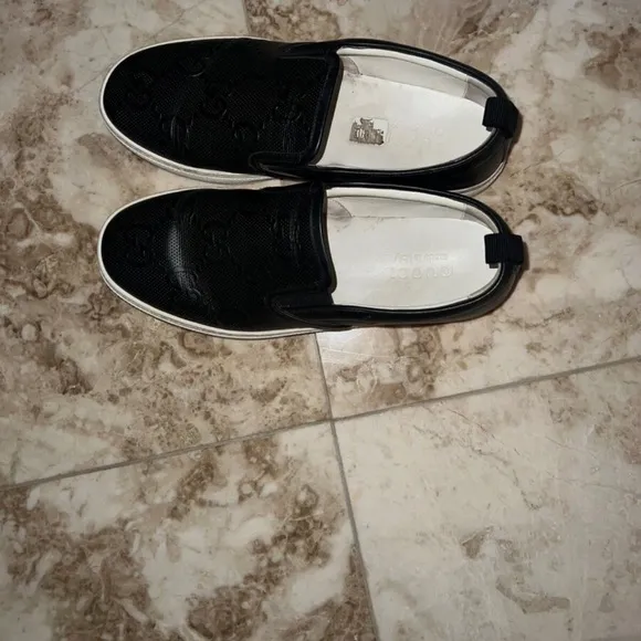 Mothers day special Gucci Black Slip-On Sneakers