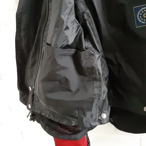 MotoGp Biker Jacket Mens Small Medium Red Motorcycle Dorna Reinforced Padded