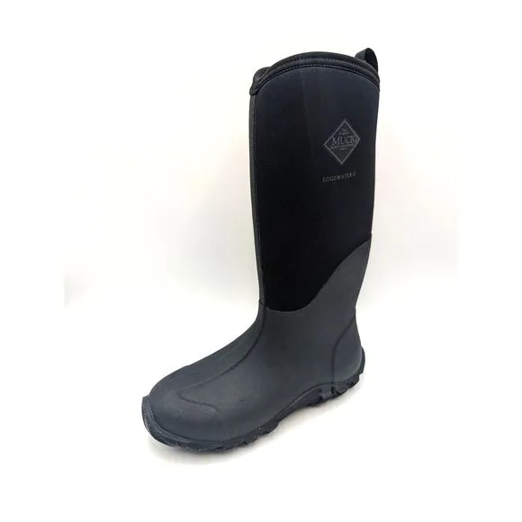 Muck Boots Adults Welly Black Unisex Slip On Edgewater II M8 W9