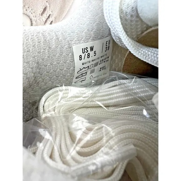 Municipal Origin White/White/White Shoes Sneakers Women's Size 8/8.5