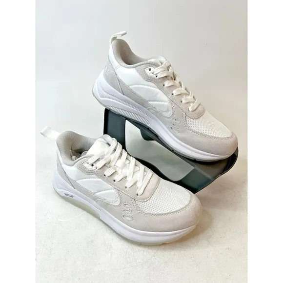 Municipal Origin White/White/White Shoes Sneakers Women's Size 8/8.5