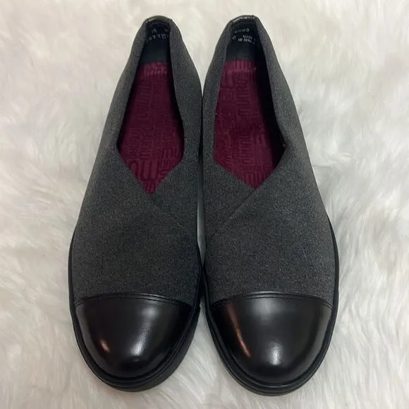 Munro Plum Grey Slip-on Loafer Size 7 BIN 16