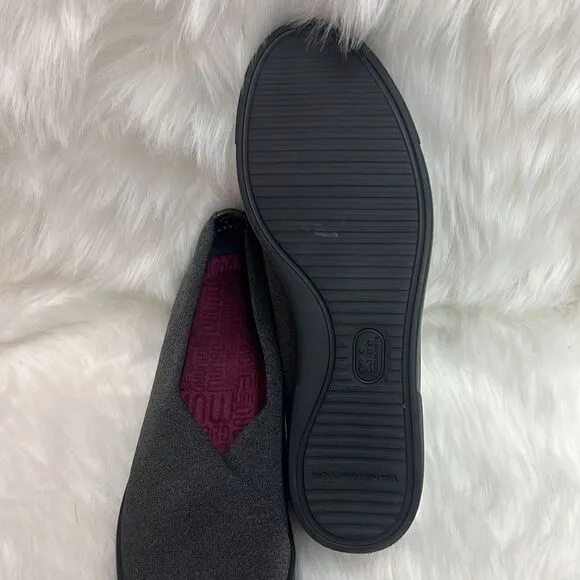 Munro Plum Grey Slip-on Loafer Size 7 BIN 16